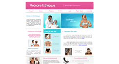 Desktop Screenshot of medecin-esthetique.eu